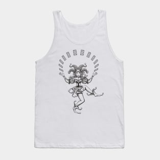 Dancing Joker Girl Tank Top